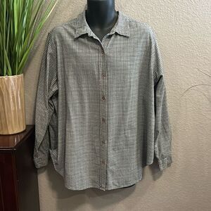 MS8 Venezia Jeans men’s button-down, long sleeve printed casual/dress shirt size